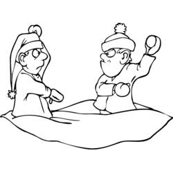 Winter Season (Nature and Seasons) coloring page #164692 to print and color