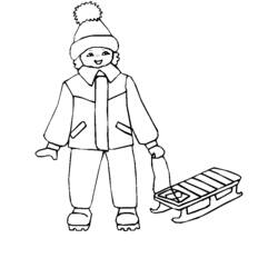 Winter Season (Nature and Seasons) coloring page #164720 to print and color