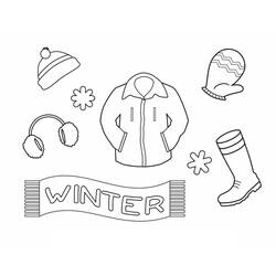 Winter Season (Nature and Seasons) coloring page #181189 to print and color