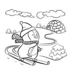 Winter Season (Nature and Seasons) coloring page #181221 to print and color