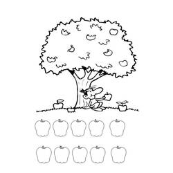 Coloring page: Apple tree (Nature) #163529 - Free Printable Coloring Pages