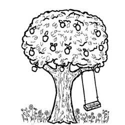 Coloring page: Apple tree (Nature) #163803 - Free Printable Coloring Pages