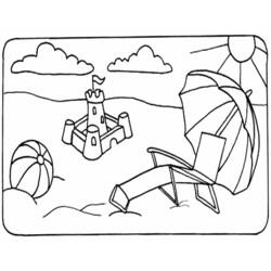 Coloring page: Beach (Nature) #158965 - Printable coloring pages