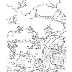 Coloring page: Beach (Nature) #158972 - Printable coloring pages