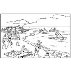 Coloring page: Beach (Nature) #158977 - Free Printable Coloring Pages