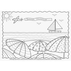 Coloring page: Beach (Nature) #158992 - Printable coloring pages