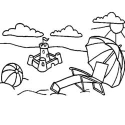 Coloring page: Beach (Nature) #159016 - Free Printable Coloring Pages