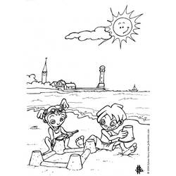 Coloring page: Beach (Nature) #159017 - Free Printable Coloring Pages