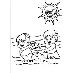 Coloring page: Beach (Nature) #159037 - Printable coloring pages