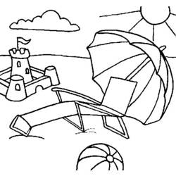 Coloring page: Beach (Nature) #159038 - Free Printable Coloring Pages