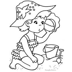 Coloring page: Beach (Nature) #159057 - Free Printable Coloring Pages