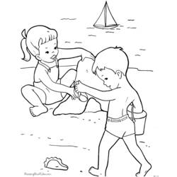 Coloring page: Beach (Nature) #159066 - Free Printable Coloring Pages