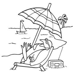 Coloring page: Beach (Nature) #159073 - Free Printable Coloring Pages