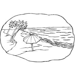 Coloring page: Beach (Nature) #159124 - Free Printable Coloring Pages