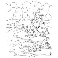 Coloring page: Beach (Nature) #159130 - Printable coloring pages