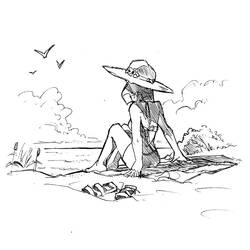 Coloring page: Beach (Nature) #159178 - Free Printable Coloring Pages