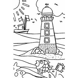 Coloring page: Beach (Nature) #159196 - Free Printable Coloring Pages