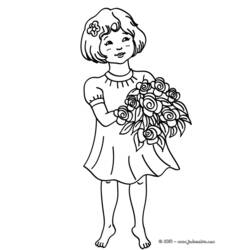 Coloring page: Bouquet of flowers (Nature) #160746 - Free Printable Coloring Pages