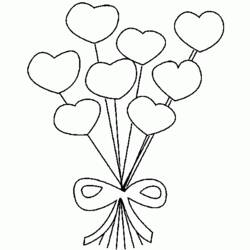 Coloring page: Bouquet of flowers (Nature) #160752 - Free Printable Coloring Pages