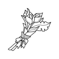 Coloring page: Bouquet of flowers (Nature) #160773 - Free Printable Coloring Pages