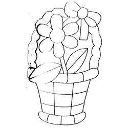 Coloring page: Bouquet of flowers (Nature) #160803 - Free Printable Coloring Pages