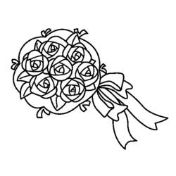 Coloring page: Bouquet of flowers (Nature) #160857 - Free Printable Coloring Pages