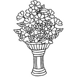 Coloring page: Bouquet of flowers (Nature) #160887 - Free Printable Coloring Pages