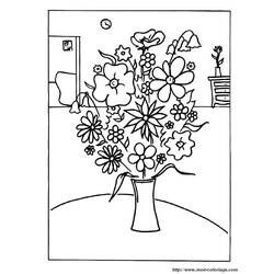 Coloring page: Bouquet of flowers (Nature) #160892 - Free Printable Coloring Pages