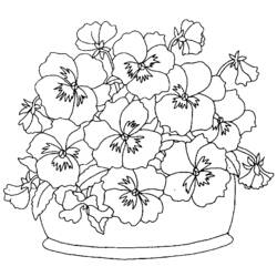 Coloring page: Bouquet of flowers (Nature) #160924 - Free Printable Coloring Pages