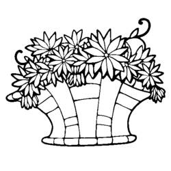 Coloring page: Bouquet of flowers (Nature) #161038 - Free Printable Coloring Pages