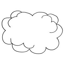 Coloring page: Cloud (Nature) #157318 - Printable coloring pages