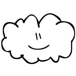 Coloring page: Cloud (Nature) #157340 - Free Printable Coloring Pages
