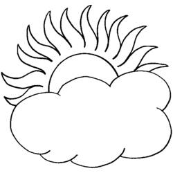 Coloring page: Cloud (Nature) #157349 - Free Printable Coloring Pages