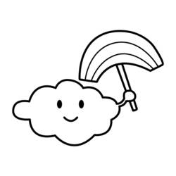Coloring page: Cloud (Nature) #157357 - Printable coloring pages