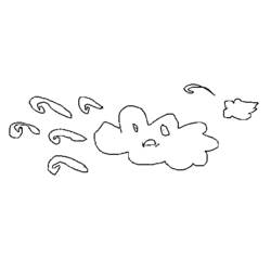 Coloring page: Cloud (Nature) #157367 - Free Printable Coloring Pages