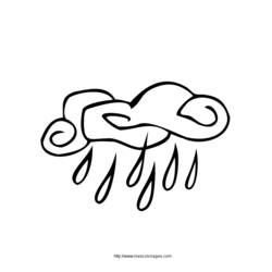 Coloring page: Cloud (Nature) #157372 - Free Printable Coloring Pages