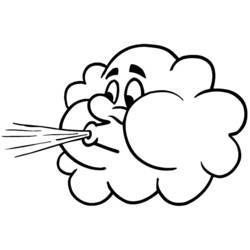 Coloring page: Cloud (Nature) #157426 - Free Printable Coloring Pages