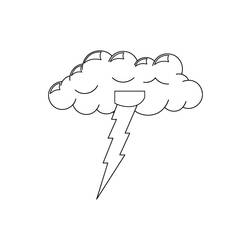 Coloring page: Cloud (Nature) #157465 - Free Printable Coloring Pages