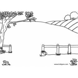 Coloring page: Countryside (Nature) #165482 - Printable coloring pages