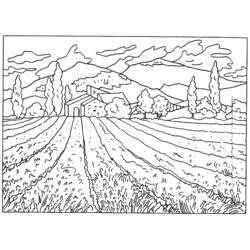Coloring page: Countryside (Nature) #165507 - Printable coloring pages