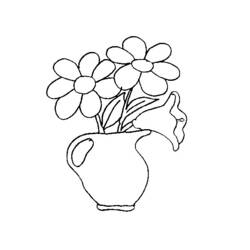 Coloring page: Daisy (Nature) #161427 - Printable coloring pages
