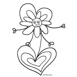Coloring page: Daisy (Nature) #161475 - Printable Coloring Pages