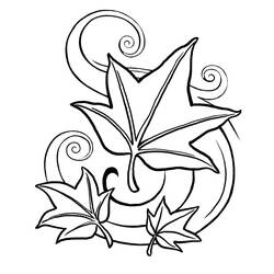 Coloring page: Fall season (Nature) #164042 - Printable coloring pages