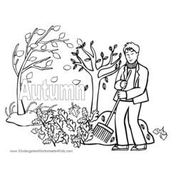 Coloring page: Fall season (Nature) #164047 - Printable coloring pages