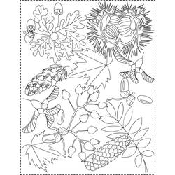 Coloring page: Fall season (Nature) #164066 - Free Printable Coloring Pages