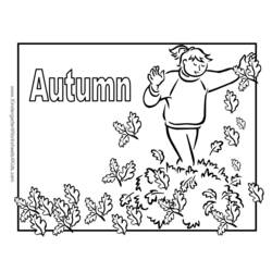 Coloring page: Fall season (Nature) #164077 - Free Printable Coloring Pages