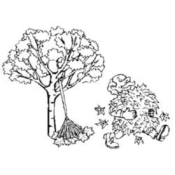 Coloring page: Fall season (Nature) #164078 - Free Printable Coloring Pages