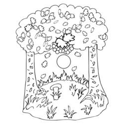 Coloring page: Fall season (Nature) #164086 - Free Printable Coloring Pages
