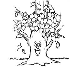 Coloring page: Fall season (Nature) #164092 - Free Printable Coloring Pages