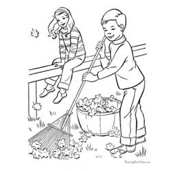 Coloring page: Fall season (Nature) #164099 - Free Printable Coloring Pages